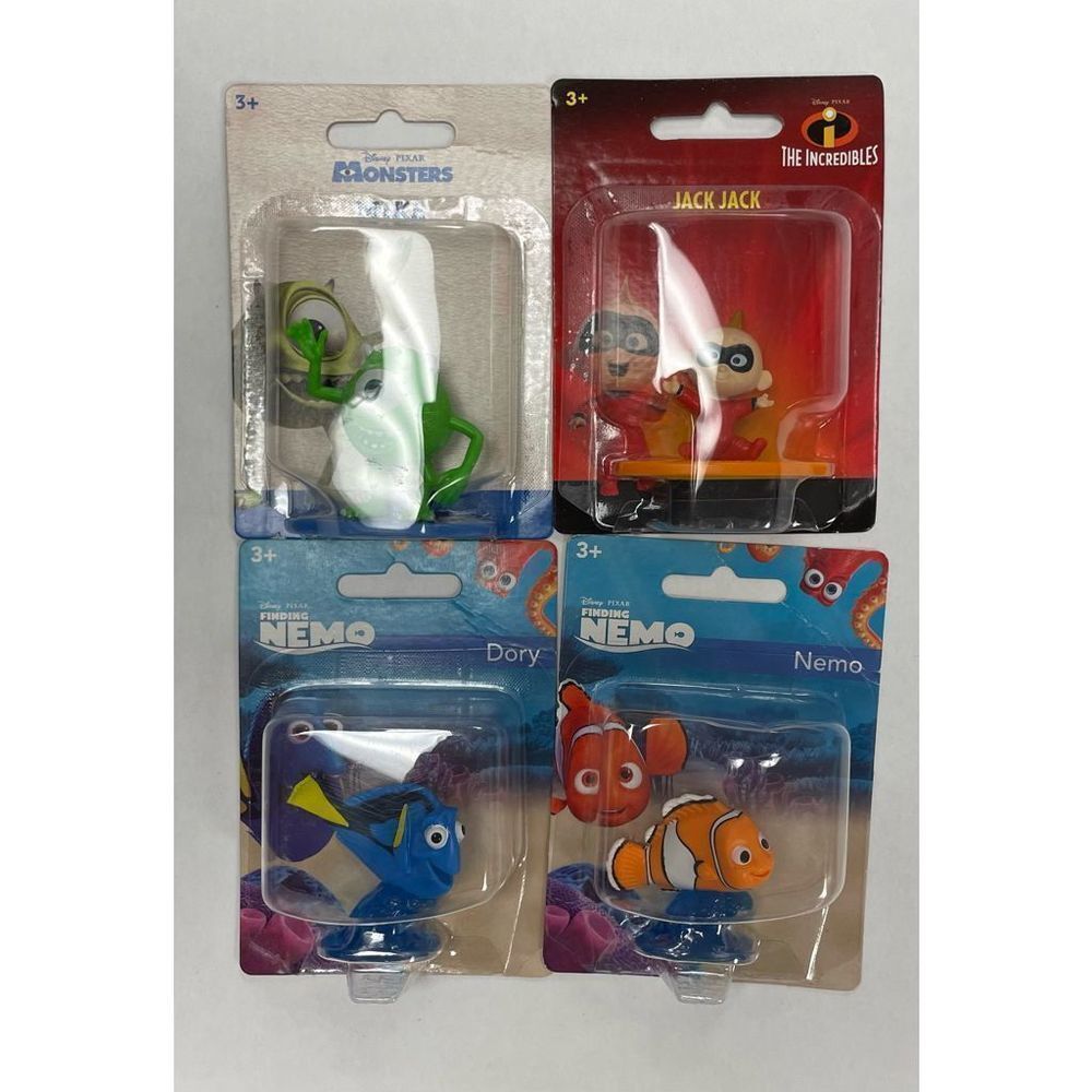 Set of 4 Characters from Great Movies Disney Pixar